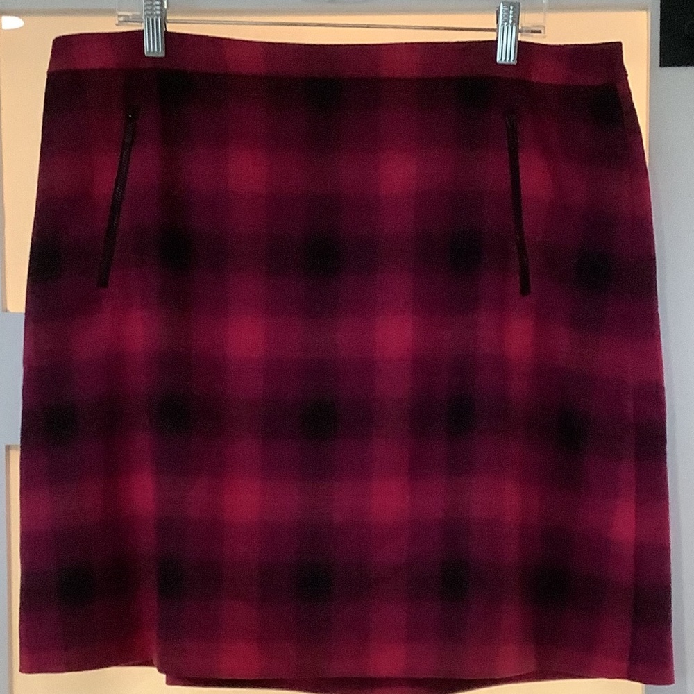 Halogen A-line Pink Tweed Skirt